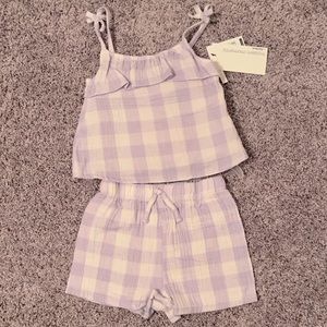 Modern Moments by Gerber 2 piece summer outfit.